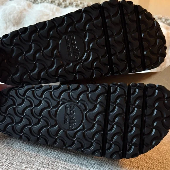 Papillio by Birkenstock Black Triple-Strap Slide Sandals - Picture 7 of 8